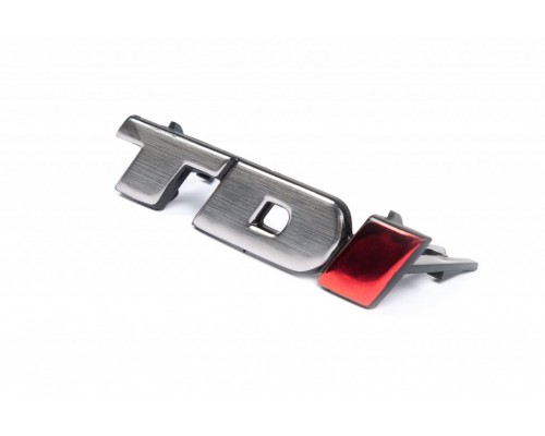 Надпись в решетку Tdi Под оригинал, І - красная для Volkswagen T4 Caravelle/Multivan - 54930-11