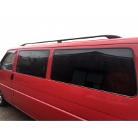 Рейлінги Чорні Довга база, Металеві ніжки для Volkswagen T4 Caravelle/Multivan