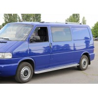 Рейлінги Хром Коротка база, Металеві ніжки для Volkswagen T4 Caravelle/Multivan