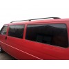 Рейлінги Чорні Коротка база, Металеві ніжки для Volkswagen T4 Caravelle/Multivan