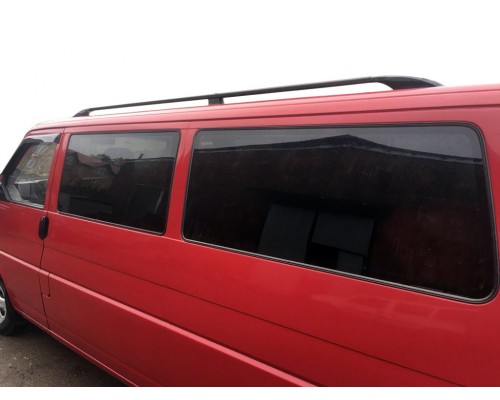 Рейлінги Чорні Коротка база, Металеві ніжки для Volkswagen T4 Caravelle/Multivan