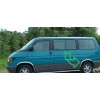 Накладки на арки (4 шт, нерж) для Volkswagen T4 Caravelle/Multivan - 55824-11