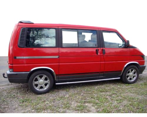 Накладки на арки (4 шт, нерж) для Volkswagen T4 Caravelle/Multivan - 55824-11