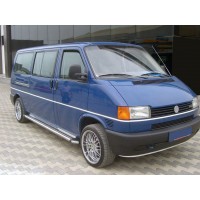 Бічні пороги KB002 d60мм (2 шт, нерж) для Volkswagen T4 Caravelle/Multivan