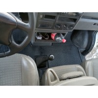 Гумові килимки (2 шт, Polytep) для Volkswagen T4 Caravelle/Multivan