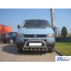 Кенгурятник WT003 (нерж) 60мм, без напису для Volkswagen T4 Caravelle/Multivan