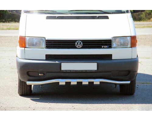 Нижня губа з грилем ST010 (нерж) 51мм для Volkswagen T4 Caravelle/Multivan