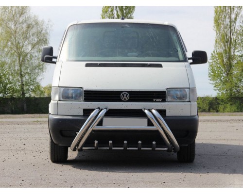 Кенгурятник WT01 (нерж) для Volkswagen T4 Caravelle/Multivan
