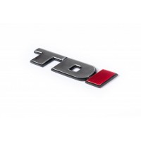 Задняя надпись Tdi Под оригинал, І - красная для Volkswagen T4 Caravelle/Multivan