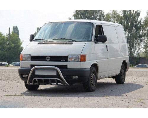 Кенгурятник WT002 (нерж) для Volkswagen T4 Caravelle/Multivan