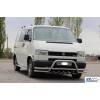Кенгурятник WT003 Plus-2 (нерж) для Volkswagen T4 Caravelle/Multivan