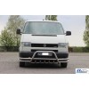 Кенгурятник WT003 Plus-2 (нерж) для Volkswagen T4 Caravelle/Multivan