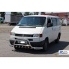Кенгурятник WT003 Plus-2 (нерж) для Volkswagen T4 Caravelle/Multivan