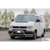 Кенгурятник WT003 Plus-2 (нерж) для Volkswagen T4 Transporter