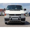 Кенгурятник WT003 Plus-2 (нерж) для Volkswagen T4 Transporter
