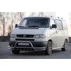 Кенгурятник WT003 Plus-2 (нерж) для Volkswagen T4 Transporter