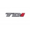 Задняя надпись Tdi Под оригинал, Все буквы Хром для Volkswagen T4 Transporter - 54903-11