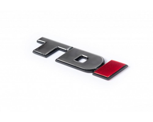Задняя надпись Tdi Под оригинал, І - красная для Volkswagen T4 Transporter - 54904-11