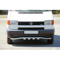 Нижня губа з грилем ST010 (нерж) 60мм для Volkswagen T4 Transporter