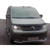 Нижня подвійна губа ST014 (нерж) 60 на 60мм для Volkswagen T5 Caravelle 2004-2010 - 78870-11