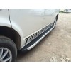 Бічні пороги Fullmond (2 шт, алюм) Коротка база для Volkswagen T5 Caravelle 2004-2010 - 53202-11