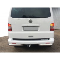 Задні куточки AK003 (2 шт, нерж) для Volkswagen T5 Caravelle 2004-2010