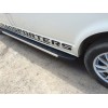 Боковые пороги Duru (2 шт., алюминий) Короткая база для Volkswagen T5 Caravelle 2004-2010 - 53193-11