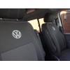 Авточехлы (кожзам+ткань, Premium) Полный салон -2021 передние (1-20211) для Volkswagen T5 Caravelle 2004-2010 - 68756-11