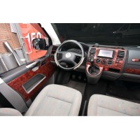 Накладки на панель Титан для Volkswagen T5 Caravelle 2004-2010