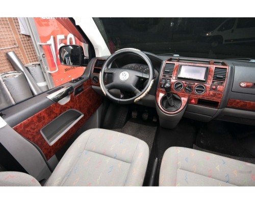 Накладки на панель Титан для Volkswagen T5 Caravelle 2004-2010