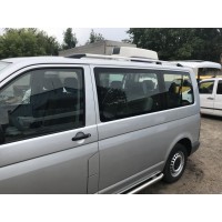 Рейлінги Хром Довга база, Металеві ніжки для Volkswagen T5 Caravelle 2004-2010