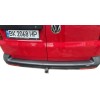 Накладка на задний бампер EuroCap (ABS) для Volkswagen T5 Multivan 2003-2010 - 63530-11