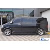 Боковые пороги X5-тип black (2 шт, алюм) Длинная база для Volkswagen T5 Multivan 2003-2010 - 53151-11