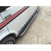 Боковые пороги BlackLine (2 шт, алюминий) Длинная база для Volkswagen T5 Multivan 2003-2010 - 61582-11