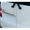 Накладка над номером для дверей (нерж) Carmos - Турецька сталь для Volkswagen T5 Multivan 2003-2010 - 52623-11