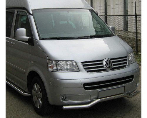 Нижня губа хвиля (нерж) для Volkswagen T5 Multivan 2003-2010