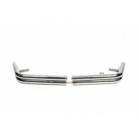 Задні куточки AK003-double (2 шт, нерж) для Volkswagen T5 Multivan 2003-2010