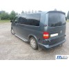 Боковые пороги Line-тип (2 шт, алюм) Короткая база для Volkswagen T5 Multivan 2003-2010 - 53156-11