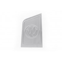 Накладка на люк бензобака с лого (нерж) для Volkswagen T5 Multivan 2003-2010