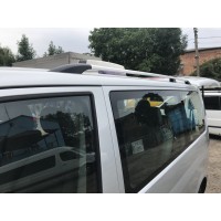 Рейлінги Хром Коротка база, Металеві ніжки для Volkswagen T5 Multivan 2003-2010