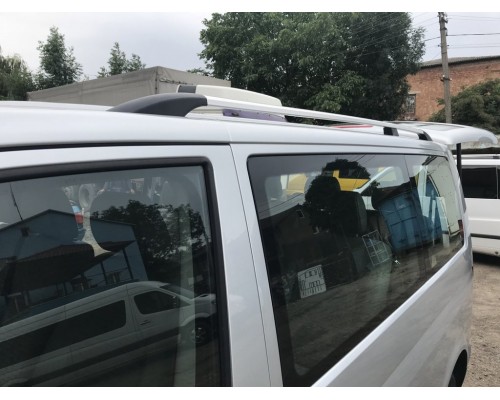 Рейлінги Хром Коротка база, Металеві ніжки для Volkswagen T5 Multivan 2003-2010