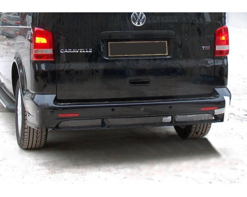 Накладка на задний бампер ABT (под покраску) для Volkswagen T5 рестайлинг 2010-2015 - 49990-11