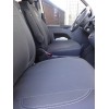 Авточохли (шкірозамінник+тканина, Premium) Передні (1-20211) для Volkswagen T5 рестайлінг 2010-2015 - 55881-11