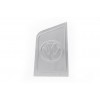 Накладка на люк бензобака с лого (нерж) для Volkswagen T5 рестайлинг 2010-2015 - 50481-11