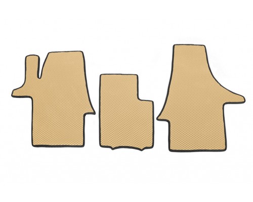 Коврики EVA (бежевые, передние, для 1-20251) для Volkswagen T5 2010-2015 гг
