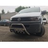 Кенгурятник WT003 (нерж) 51 мм, без напису для Volkswagen T5 рестайлінг 2010-2015