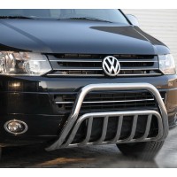 Кенгурятник WT002 (нерж) для Volkswagen T5 рестайлінг 2010-2015