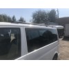 Рейлінги Чорні Коротка база, Металеві ніжки для Volkswagen T5 рестайлінг 2010-2015