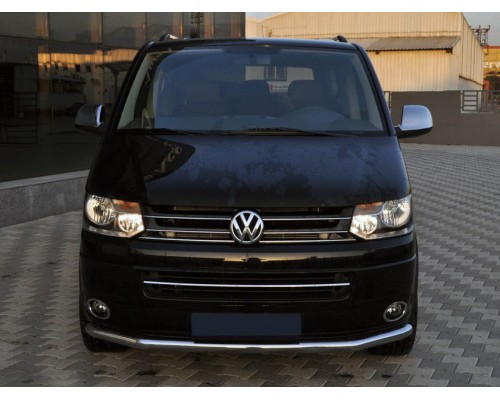 Volkswagen T5 рестайлінг 2010-2015 Нижня одинарна губа ST008 (нерж) 60 мм - 53233-11