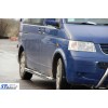 Volkswagen T5 рестайлінг 2010-2015 Бічні труби BB002 (2 шт, нерж) 60мм, Коротка база - 53234-11